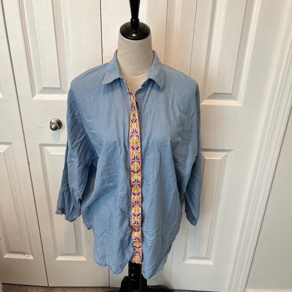 Khaadi size 12 embroidered top